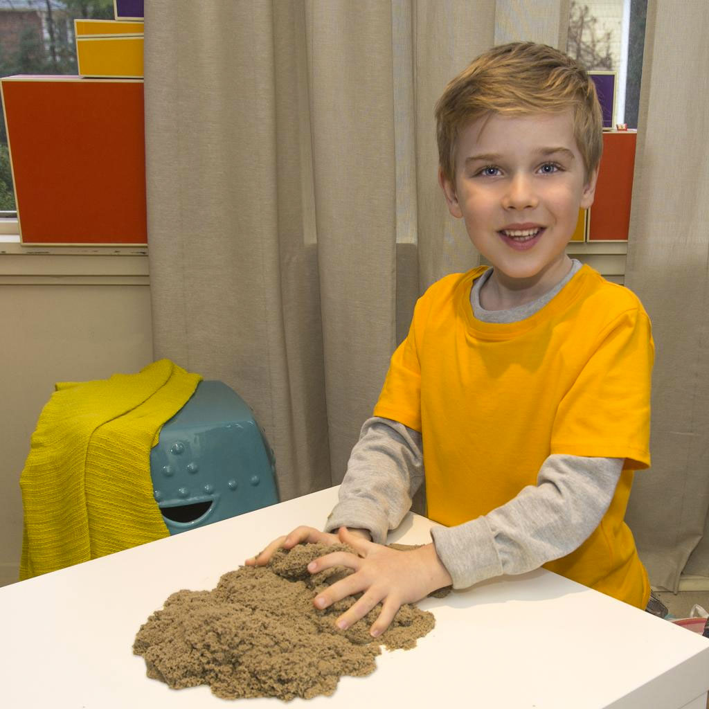 Кинетический песок для лепки из серии «Kinetic Sand», 680 грамм, коричневый